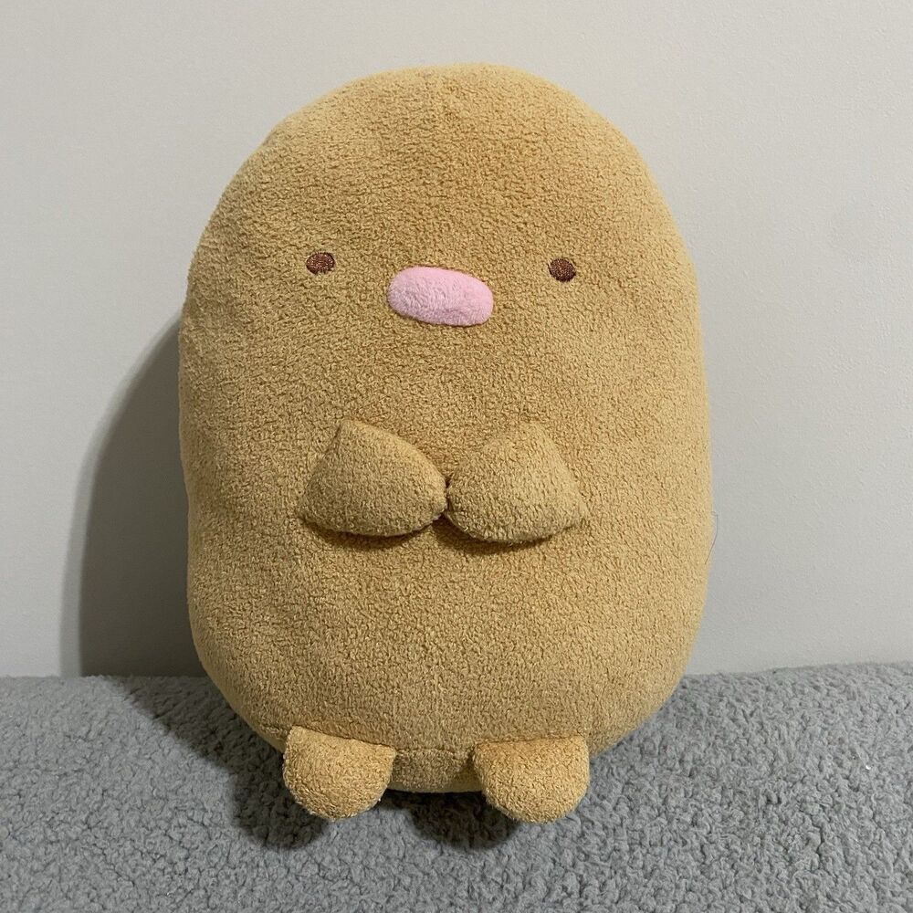 Sumikko Gurashi Tonkatsu Plush San-X Brown Tan Stuffed Animal Toy Anime Doll 11"